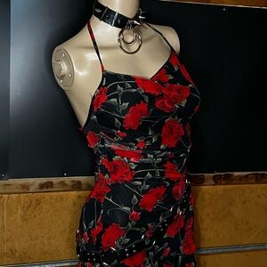 goth rose dress from forever21